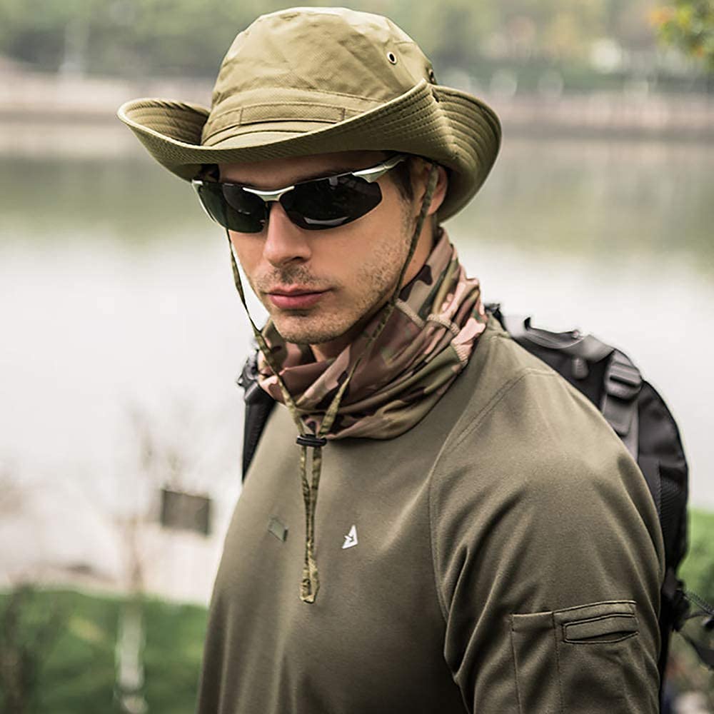 GUSTAVE Unisex Synthetic Bonnie Hat (Pack Of 1) (GU01_Army Green_Free Size) GUSTAVE Unisex Synthetic Bonnie Hat (Pack Of 1) (GU01_Army Green_Free Size)